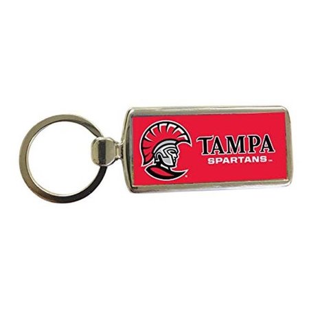 R & R IMPORTS R & R Imports KCM2-C-TAM19 University of Tampa Spartans Metal Keychain - Pack of 2 KCM2-C-TAM19